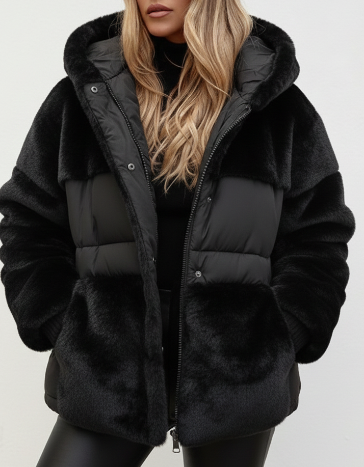 Helena™ | Elegant winter jacket with hood