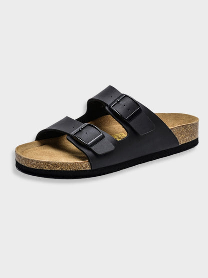 Women's Footbed Sandals With Buckles