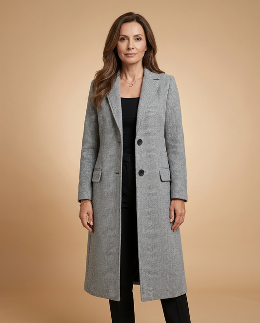 Auria™ – Elegant Long Coat