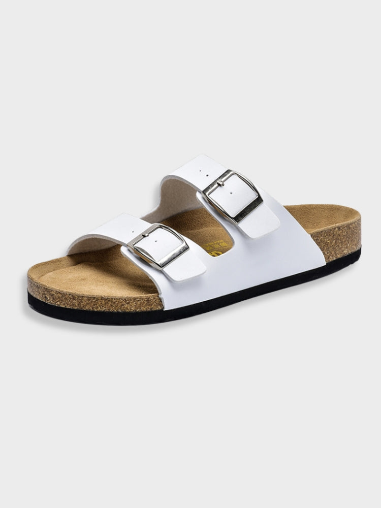 Women's Footbed Sandals With Buckles